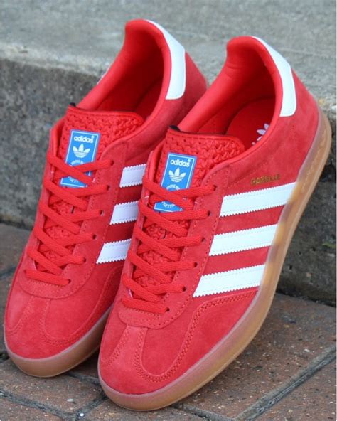 adidas red gazelle women